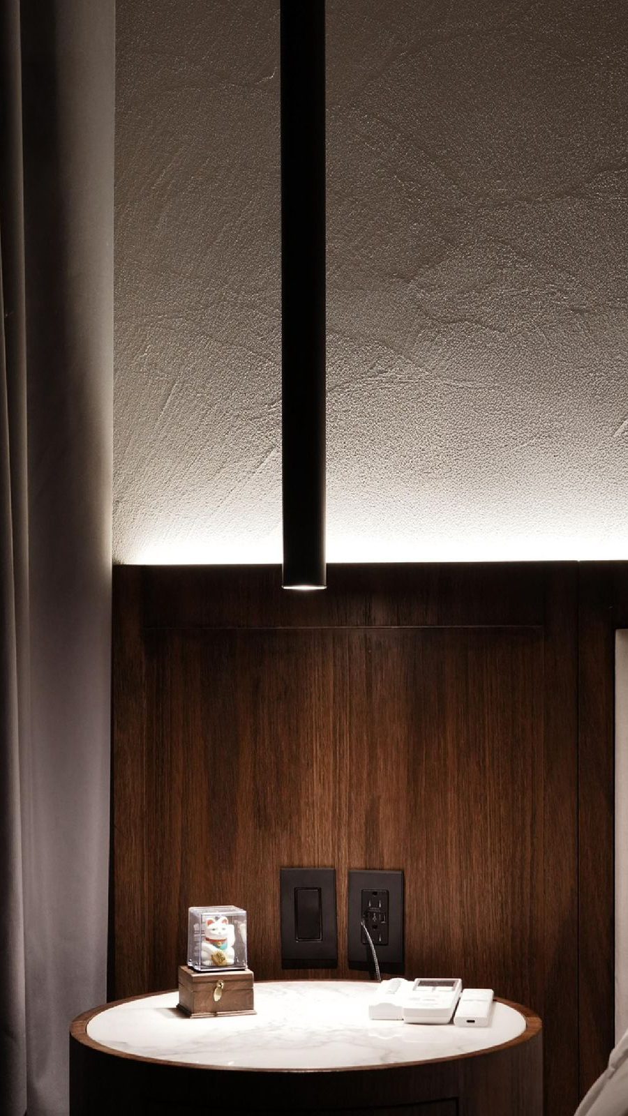 Microcement wall